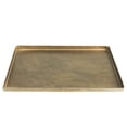 thumbnail image 2 of Jumbo Gold Metal Rectangular Tray, 2 of 4