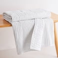 thumbnail image 4 of Levtex Home - Cloud Waffle - Throw - Waffle Textured - Bright White - Throw (50x60in.) - Cotton, 4 of 5