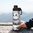 thumbnail image 7 of Naloa Cute Cat Meadow Sketch 18oz Sports Insulated Kettle, Stainless Steel Insulated Cup for Women Men for Fitness, Gym & Outdoor, 7 of 7