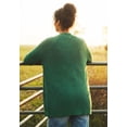 thumbnail image 2 of Ellos Women's Plus Size Open Front Waffle Cardigan Oversized Long Lightweight Sweater, 2 of 5