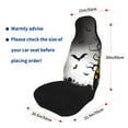 thumbnail image 6 of Haiem Happy Halloween 1 Printed Car Seat Covers Set of 2, Universal Fit Car Seat Covers,Protective Seat Covers,Comfortable Car Seat Covers, Easy Installation Seat Covers, 6 of 9