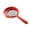 Red, variant on VGFVFSKGA Plastic Mesh Strainer Colander with Handle,Food Yogurt Mesh Sieve,Baking Kitchen Colander Sifter for Filtering Juice Juice Milk