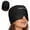 Black, variant on Natural Migraine & Headache Relief Cooling Cap , Hot & Cold Gel Head Wrap , 360° Coverage, Built-in Eye Mask , One Size Fits Most , Black
