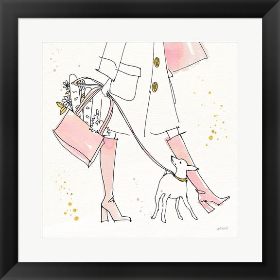 Fashion Feet I by Anne Tavoletti, Framed Wall Art, 19.5W x 19.5H