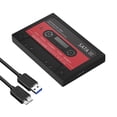 thumbnail image 1 of Caja de disco duro de 2,5 pulgadas SATA a USB3.0 Caja de SSD externa vintage Unidad de 5 Gbps gratis Hugtrwg Para estrenar, 1 of 8