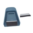 thumbnail image 3 of Mini Dustpan Brush Set Broom Dustpan Brush Small Dust Pan 2 Brush 1 Dustpan for Table Countertop Key Board Navy Blue, 3 of 9