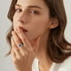 thumbnail image 3 of Anillo de Cristal Corazón de Dama Anillo de Circón en Forma de Corazón para Mujer Accesorio de Moda, 3 of 4