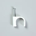 thumbnail image 3 of Clips para cables con clavos, 100 piezas, 5 mm, de acero, con diseño aerodinámico, 3 of 12