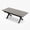 Gray, variant on 83" Expandable Outdoor Dining Table for 6-8 Person, Aluminum Sturdy Frame with Umbrella Hole, Limed Oak