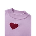 thumbnail image 6 of Mom and Daughter Matching Clothes Women Little Girls Heart Cardigan Sweater Mommy and Me Valentine's Day Cardigan, 6 of 8