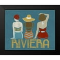thumbnail image 2 of Vess, June Erica 14x12 Black Modern Framed Museum Art Print Titled - Vintage Bathing Beauties I, 2 of 5