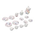 thumbnail image 4 of Accesorios para casa de muñecas en miniatura, 15 piezas de té para casa de muñecas, juego de té para casa de muñecas, mini tazas de té, características mejoradas, 4 of 12