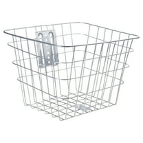 lixuesong Folding Bike Basket Front Handlebar Shopping Bag Detachable Metal Bicycles Basket Bicycles Accessories Easy to Use