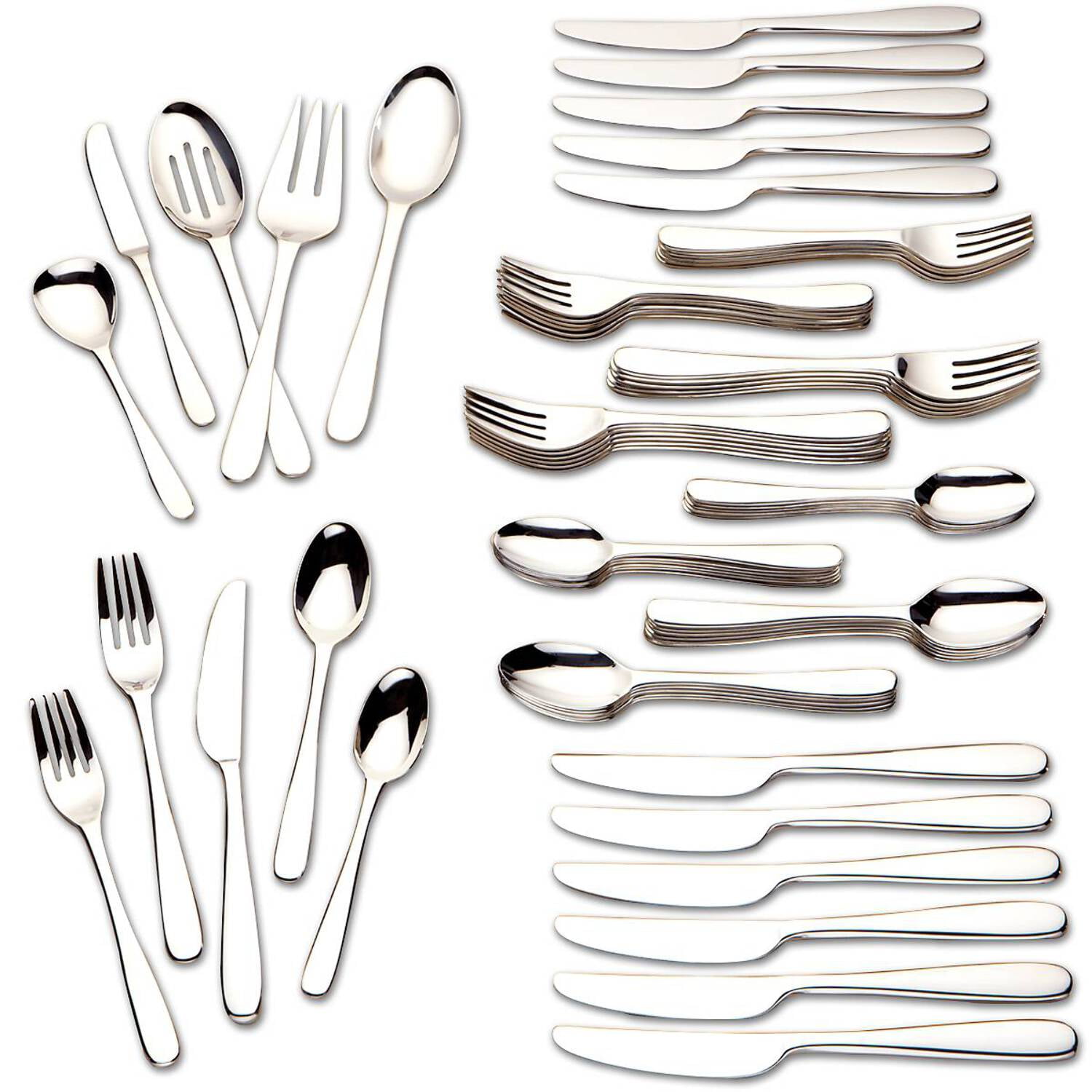 GrangelinaPREMIUM UV100SPF50+PA++++3本セット Beautiful Lenox Portola 65-Piece Stainless Steel Flatware Set