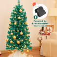 thumbnail image 4 of Árbol de Navidad Decoway preiluminado de 4 pies con luces blancas y soporte, 4 of 9