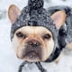thumbnail image 3 of Methold Gorros de invierno para perros para mayor calidez y un aspecto moderno Gorro cálido para perros de invierno Gorros cálidos para Ropa para mascotas rojo violáceo M, 3 of 6