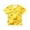 Yellow, variant on Boys Girls Summer Ice Football Graphic Short Sleeve Casual Blend Tee For Kids Daily School Outdoor Top Kids T-Shirts Summer Clothes
