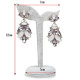 thumbnail image 3 of 2X Velvet Earring Display Stand Props Stud Earrings Holder Rack Storage 12CMx7CM(Black), 3 of 6