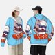 thumbnail image 4 of Fotbe Sushi Salmon Surfing Chaqueta con Protección Solar UPF 50+ para Hombre y Mujer, Camisa con Capucha y Bolsillos-XX-Large, 4 of 7