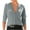 Gray, variant on tarylea Business Casual Tops for Women V Neck Chest Zipper Pocket Shirts Long Sleeve Solid Color Loose Tops Work Office Shirts