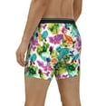 thumbnail image 3 of Rocae Watercolor Flowers for Stretch Moisture-Wicking Underwear,Men's Underwear Boxer Briefs Large, 3 of 9