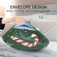 thumbnail image 4 of Yayeee Pillowcase Standard Size Set of 2 Satin Wrinkle Resistant Pillow Case, Christmas Gingerbread, 4 of 7