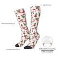 thumbnail image 4 of Balery Gnomes Merry Christmas Printed Novelty Socks Men's Women's Crew Socks Sports Socks Knee High Socks Cotton Socks Quirky and Cool Socks, 4 of 9