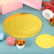 thumbnail image 4 of Uxcell 10 Pcs Rondas de Cartón para Pasteles, Bandejas Circulares de 12 Pulgadas, Doradas, 4 of 6