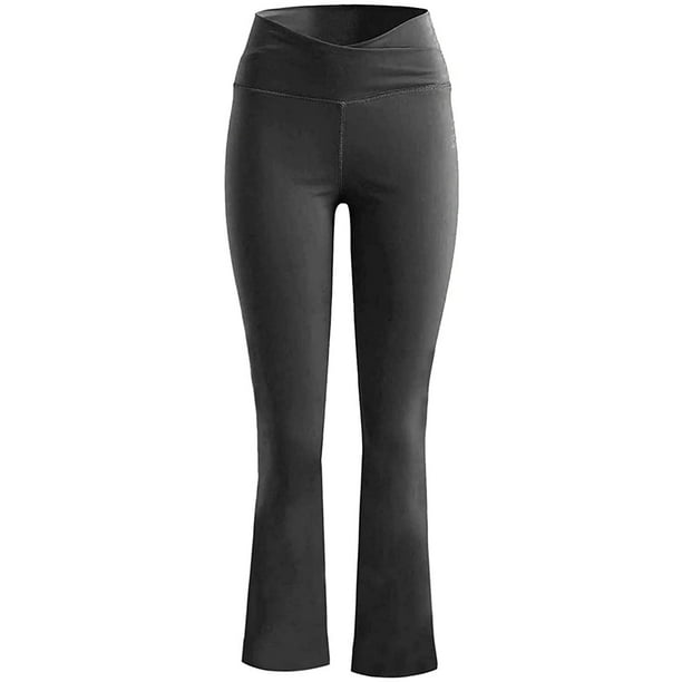TFFR Womens Bootcut Yoga Pants Leggings High Waisted Tummy Control Yoga