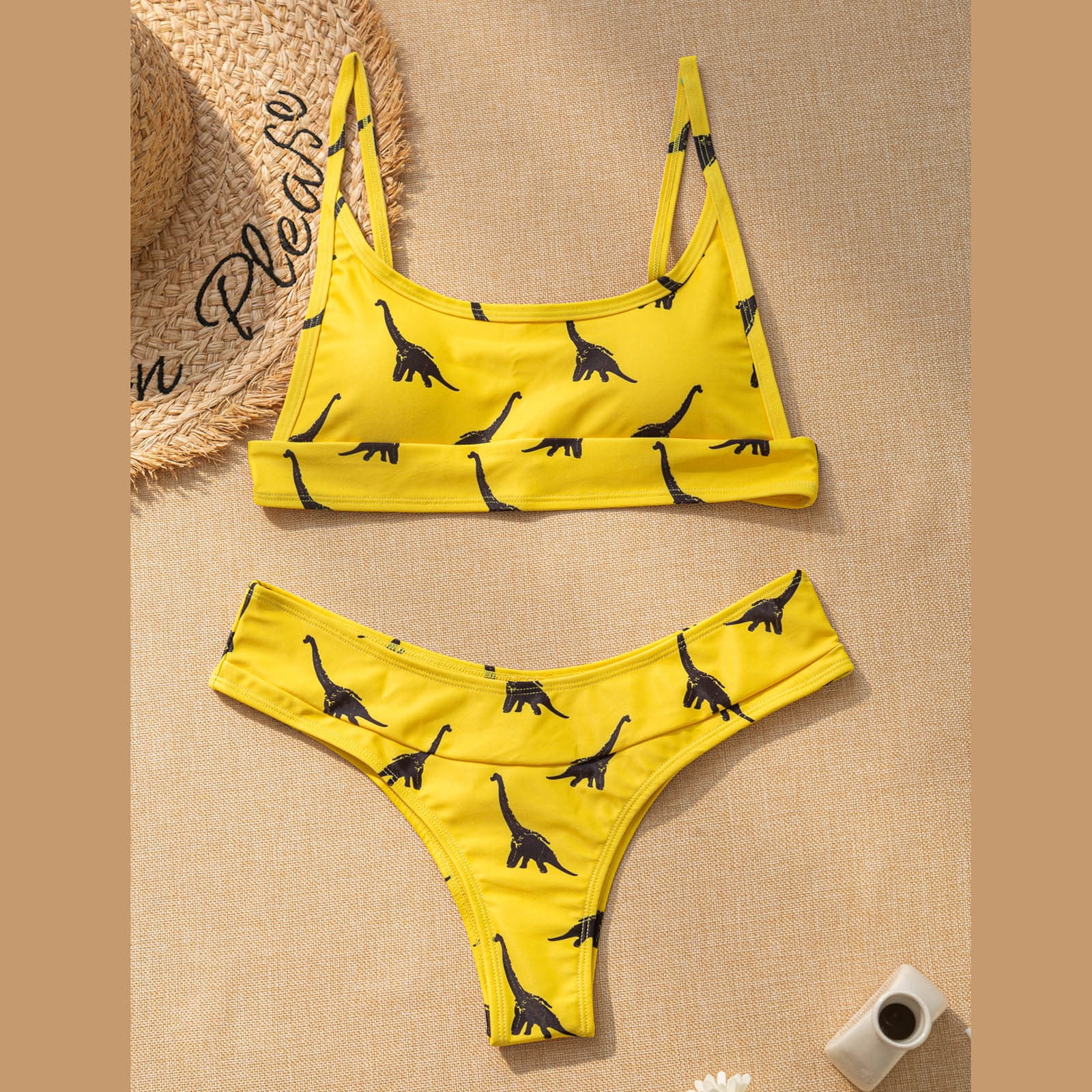 【新品未使用】AQUX⭐︎完売品⭐︎Brazilian Bikinis\"Yellow Yellow Hybrids | Ark Swimwear