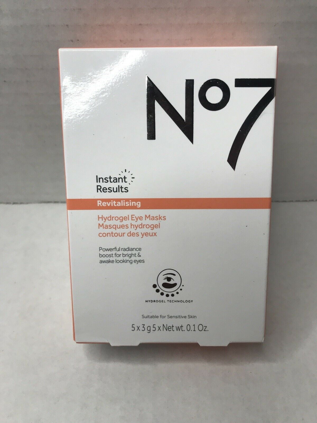 No7 Instant Results Revitalising Hydrogel Eye Masks 5 Masks