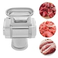 thumbnail image 3 of 1.7mm/0.07in Electric Meat Cutter 600W Automatic Kitchen Meat Cutting Machine Raw & Deli Food Slicer for Boneless Pork Sliced Fish Softer Vegetables etc., 3.35x1.97in Feeding, Storage & Catching Tray, 3 of 15