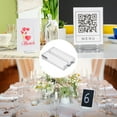 thumbnail image 5 of Uxcell 5Pcs 30 x 50 mm Acrylic Place Card Holders Clear Card Holder Stand Clear, 5 of 5