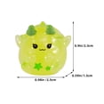 thumbnail image 2 of BESTOYARD Glow in The Dark Resin Small Dragon Figurines for Bonsai and Outdoor Decor 6Pcs, 2 of 6