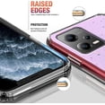 thumbnail image 3 of Compatible with Xiaomi Poco X5 Case Cute Glitter Clear Sparkly Cases Shockproof Redmi Note 12 5G / Poco X5 Phone Case for Women Girls Silicone Slim Bling Protective Cover (Purple), 3 of 7