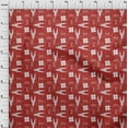 thumbnail image 3 of oneOone Cotton Flex Fabric Arrow Sign & Check Kasuri Printed Fabric 1 Yard 40 Inch Wide, 3 of 4