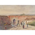 thumbnail image 3 of F. Seis 14x11 Black Modern Framed Museum Art Print Titled - The Old Castle Gate in Vienna (1809), 3 of 5