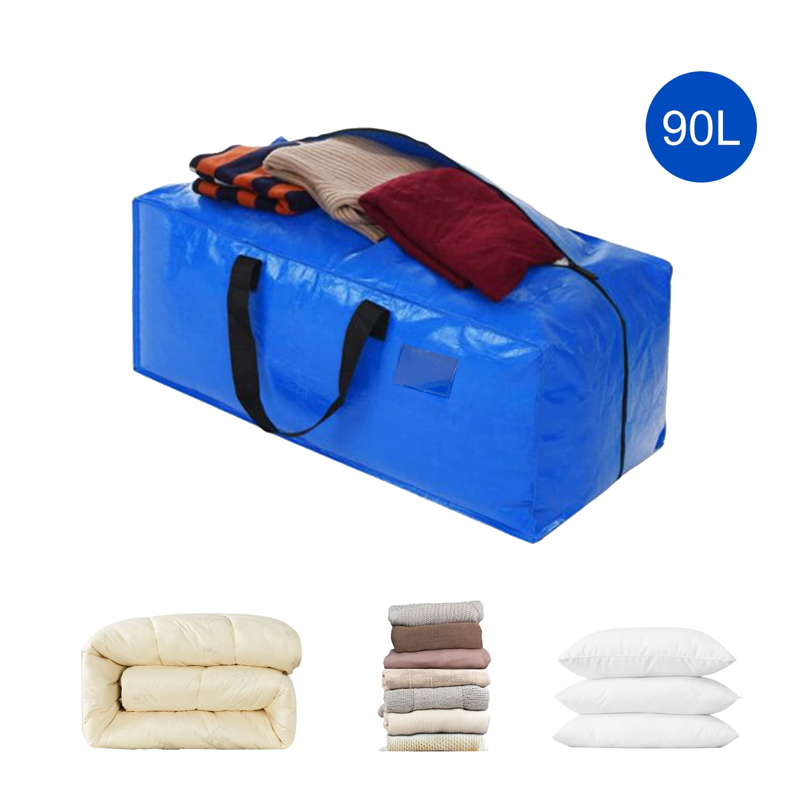 Tripumer HeavyDuty Moving Bags Extra Large Mobile Packing Bags Waterproof Sturdy Handles and