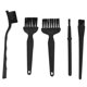 thumbnail image 1 of 5pcs Anti Static Brush ESD Safe Details Cleaning Brush Tool for Mobile Phone Tablet PCB BGA Repair Work (Black), 1 of 3