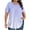 A01_Purple, variant on Yghzkop Women's Plus Size T-shirts Pleated Round Neck Casual Tops Ombre Print Summer Cotton Blend Top Loose Lightweight Breathable Blouse Weekend Getaway Ready Grocery Run Style Sweatshirts