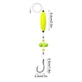 thumbnail image 2 of WFDC Catfish Rig Catfish Rigs,1 Packs Catfish Rattle Floater Strange Cat Fish Rig,Catfish Float Rigs Circle Hook,Rigs for Catfish Fishing 6/0 Circle Hooks,Catfishing Tackle,Yellow-6/0-1PCS, 2 of 4
