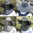 thumbnail image 2 of Detachable Topveil Fishing Sun Protection Hat For Men Face Mask,./, 2 of 9