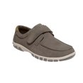 thumbnail image 1 of Atlas For Men - Mocasines de Cuero Partido para Hombre (Gris), 1 of 6