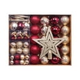 thumbnail image 1 of BKER Clear Glitter Hanging Shatterproof Baubles For Home, 1 of 6