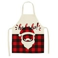 thumbnail image 1 of npkgvia Clearance!Apron,Christmas Decorations,Kitchen Utensils,Christmas Kitchen Cooking Aprons Plaid Aprons Adjustable Buffalo Plaid Baking Apron,Multi-color, 1 of 7