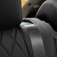 thumbnail image 3 of TLH Black Rear Neosupreme Custom Fit Seat Covers for 2019-2022 Toyota Rav4 LE | XLE | Limited with Water Resistant Neoprene Insert, 3 of 5