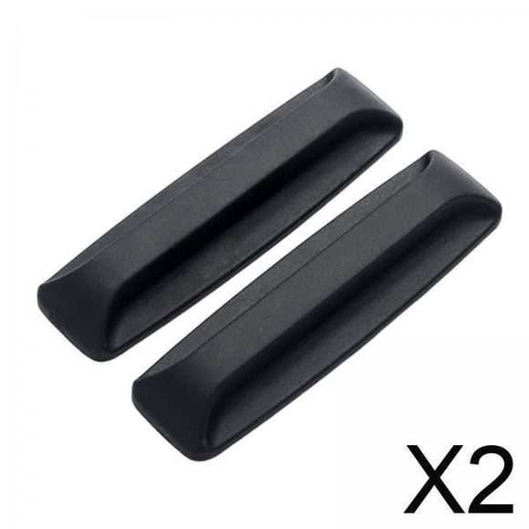 2x2Pcs Cajón Tirador Ayudante Sin Perforación Con Pegamento Portátil Para Superficie Lisa Negro