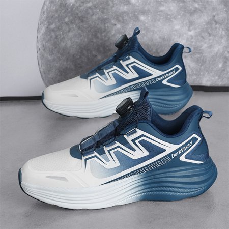 

NAYUKA Men Casual Sneakers Men Luxury Fashion Running Shoes Rotating Buckle Non-slip Breathable Outdoor Sport Fittness Gym Casual Shoes