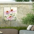 thumbnail image 4 of Samuel Dixon 'Daisy Garden VIews I' Outdoor Canvas 18x18, 4 of 5