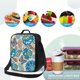 thumbnail image 4 of Disketp Vintage Floral Butterflies Bolsa Térmica Estampada para Almuerzo, Lonchera para Hombres y Mujeres Adultos, 4 of 7